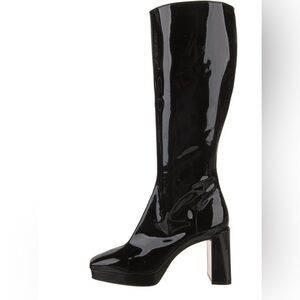Christian Louboutin Alleo Botta black patent leather boots